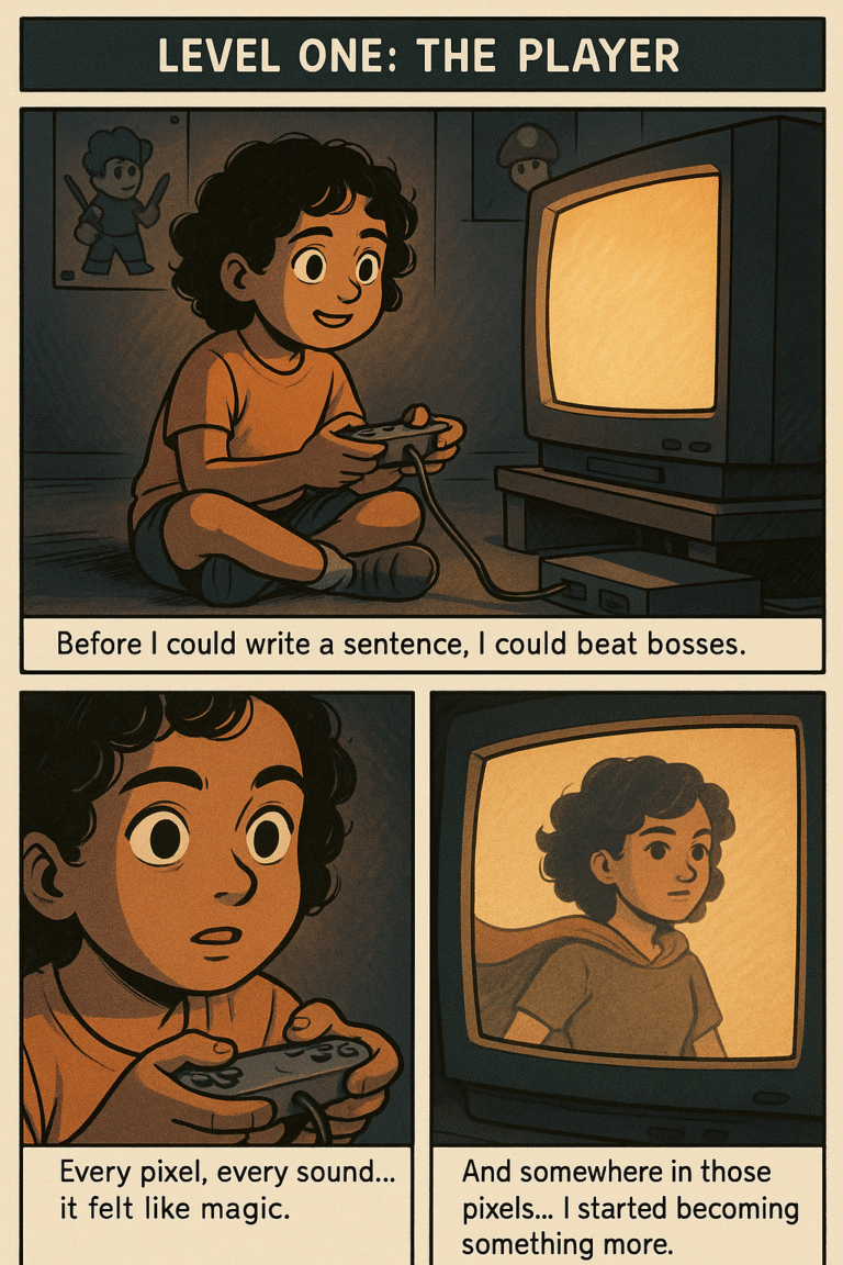 Strip one of Naina Dasan's Origin story