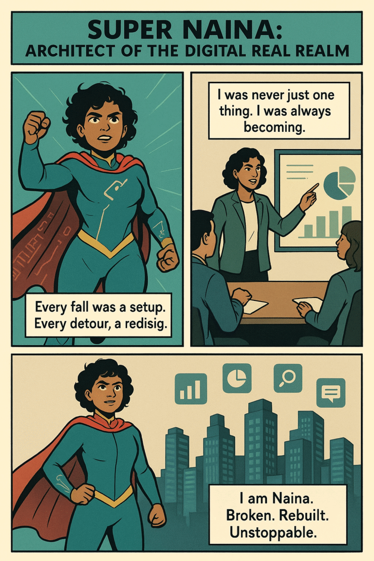 Final strip of Naina's Origin Story